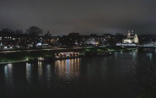 Kraków widok na Most Grunwaldzki - 13-12-2025 17:52