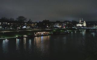Kraków widok na Most Grunwaldzki - 13-12-2025 17:59