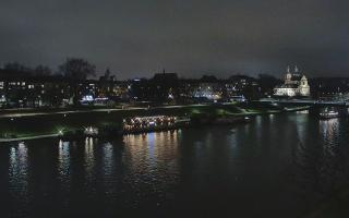Kraków widok na Most Grunwaldzki - 13-12-2025 18:15