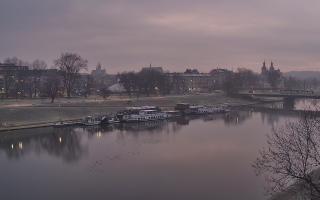 Kraków widok na Most Grunwaldzki - 16-12-2025 05:57