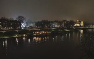 Kraków widok na Most Grunwaldzki - 16-12-2025 19:07