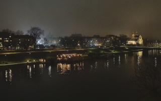Kraków widok na Most Grunwaldzki - 16-12-2025 19:52