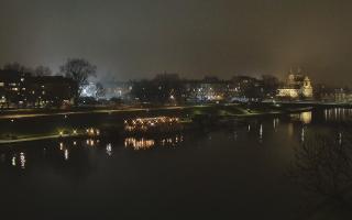 Kraków widok na Most Grunwaldzki - 16-12-2025 20:30