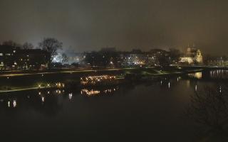 Kraków widok na Most Grunwaldzki - 16-12-2025 20:45