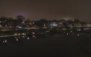Kraków widok na Most Grunwaldzki - 16-12-2025 21:00