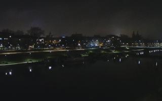 Kraków widok na Most Grunwaldzki - 16-12-2025 22:24