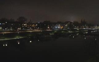 Kraków widok na Most Grunwaldzki - 16-12-2025 22:39