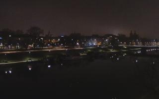 Kraków widok na Most Grunwaldzki - 16-12-2025 22:54