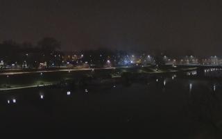 Kraków widok na Most Grunwaldzki - 16-12-2025 23:55