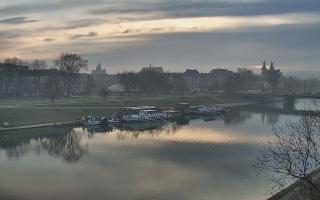 Kraków widok na Most Grunwaldzki - 17-12-2025 06:52