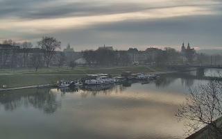 Kraków widok na Most Grunwaldzki - 17-12-2025 07:08