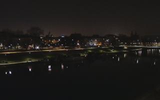 Kraków widok na Most Grunwaldzki - 18-12-2025 00:35