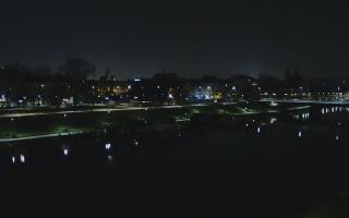 Kraków widok na Most Grunwaldzki - 18-12-2025 00:58