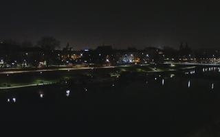 Kraków widok na Most Grunwaldzki - 18-12-2025 01:05