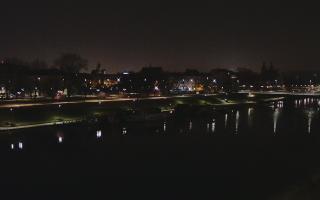 Kraków widok na Most Grunwaldzki - 18-12-2025 01:28