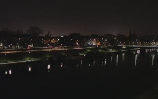 Kraków widok na Most Grunwaldzki - 18-12-2025 01:36