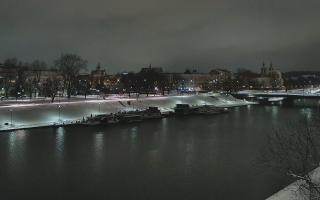Kraków widok na Most Grunwaldzki - 08-01-2026 22:52