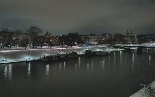 Kraków widok na Most Grunwaldzki - 08-01-2026 23:15