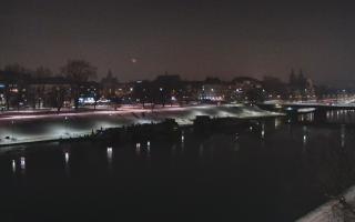 Kraków widok na Most Grunwaldzki - 09-01-2026 22:54