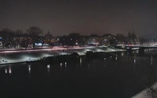 Kraków widok na Most Grunwaldzki - 09-01-2026 23:17