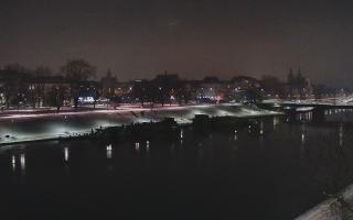 Kraków widok na Most Grunwaldzki - 09-01-2026 23:25