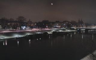Kraków widok na Most Grunwaldzki - 09-01-2026 23:40