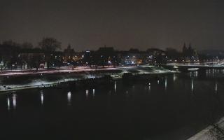 Kraków widok na Most Grunwaldzki - 23-01-2026 00:00