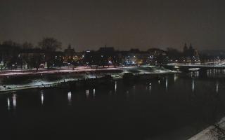 Kraków widok na Most Grunwaldzki - 23-01-2026 00:15