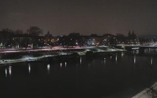 Kraków widok na Most Grunwaldzki - 23-01-2026 00:30