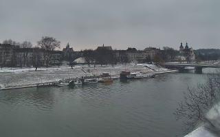 Kraków widok na Most Grunwaldzki - 31-01-2026 06:21