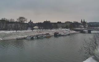 Kraków widok na Most Grunwaldzki - 31-01-2026 06:52