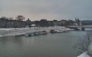 Kraków widok na Most Grunwaldzki - 31-01-2026 07:07