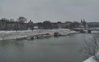 Kraków widok na Most Grunwaldzki - 31-01-2026 07:37