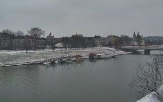 Kraków widok na Most Grunwaldzki - 31-01-2026 07:45