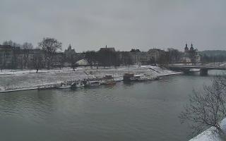 Kraków widok na Most Grunwaldzki - 31-01-2026 08:15
