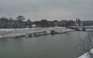 Kraków widok na Most Grunwaldzki - 31-01-2026 08:45