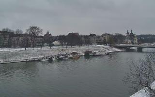 Kraków widok na Most Grunwaldzki - 31-01-2026 11:25