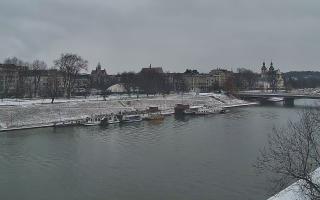Kraków widok na Most Grunwaldzki - 31-01-2026 11:40