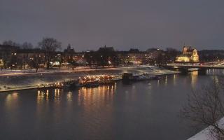 Kraków widok na Most Grunwaldzki - 01-02-2026 15:53