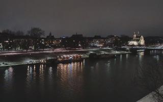 Kraków widok na Most Grunwaldzki - 01-02-2026 18:47
