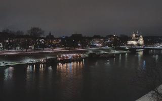 Kraków widok na Most Grunwaldzki - 01-02-2026 18:55