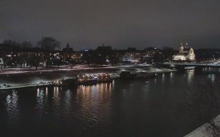 Kraków widok na Most Grunwaldzki - 01-02-2026 19:10