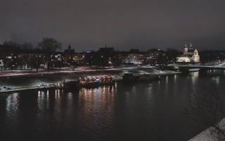 Kraków widok na Most Grunwaldzki - 01-02-2026 19:25