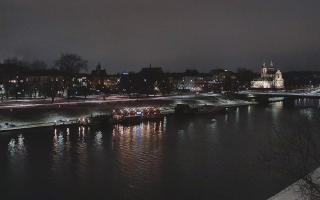 Kraków widok na Most Grunwaldzki - 01-02-2026 19:33
