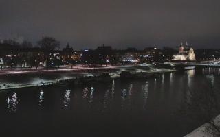 Kraków widok na Most Grunwaldzki - 01-02-2026 20:03