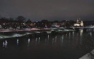 Kraków widok na Most Grunwaldzki - 01-02-2026 20:18