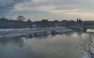 Kraków widok na Most Grunwaldzki - 02-02-2026 08:42