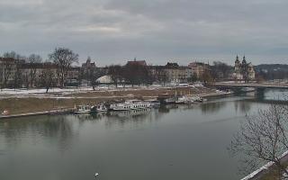 Kraków widok na Most Grunwaldzki - 22-02-2026 05:52