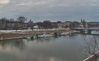 Kraków widok na Most Grunwaldzki - 22-02-2026 06:07