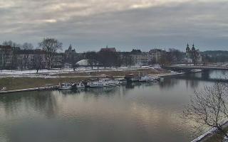Kraków widok na Most Grunwaldzki - 22-02-2026 06:15